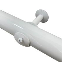 Suporte Cortina de Varão Simples Alumínio 28mm