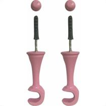 Suporte Cortina''Varao''Cadiz Simples Rosa Par Sse19-1P-Ros Suporte Cortina''Varao''Cadiz Simples Rosa Par Sse19-1P-Ros
