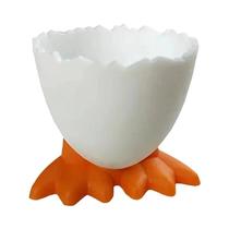 Suporte Criativo E Fofo Para Ovos Em Forma De Pé De Galinha, 10PCS, Separador De Ovos, Ferramentas Suporte Criativo E Fofo Para Ovos Em Forma De Pé De Galinha, 10PCS, Separador De Ovos, Ferramentas