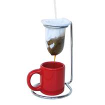 Suporte Cromado Coador Mini De Café Pele, Tres Corações 422