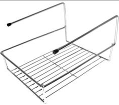 Suporte cromado p/prateleira 18x23x30cm stolf