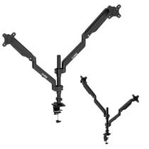 Suporte CS24 Clanm Articulado com Pistão a Gás Para Dois Monitores