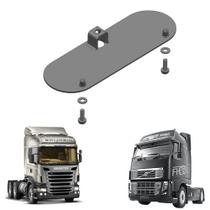 Suporte Da Placa Larga Scania Volvo Fh Parafuso Dianteiro