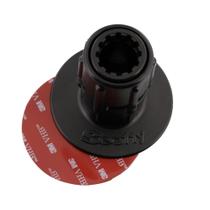 Suporte de acessório adesivo Scotty 448 -BK com 437 Gear-Head