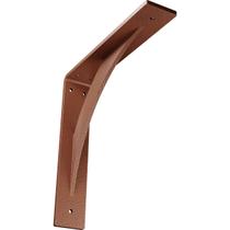 Suporte de aço Ekena Millwork Legacy 5x30x30cm de cobre martelado