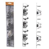 Suporte de Aço Inox para Vassouras e Rodos