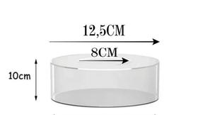 Suporte De Acrilico Base De Bolo 12,5 De Diâmetro 10 De Altu