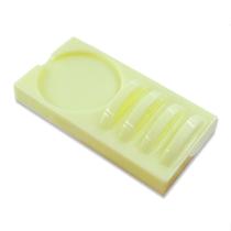 Suporte de acrílico para cílios e pedra jade