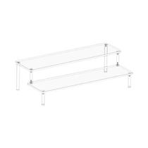 Suporte De Acrílico Transparente De 1 a 4 Níveis Para Cupcakes, Perfumes, Bonecas, Decoração,