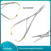 Suporte de Agulha Dentária de Aço Inoxidável - Pinça Ortodôntica