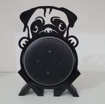 Suporte de Alexa para Echo Dot 3 Cachorro "Pug" - Espaço 3d