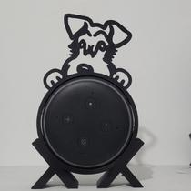 Suporte de Alexa para Echo Dot 3 Cachorro "Schnauzer" - Espaço 3d