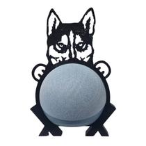 Suporte de Alexa para Echo Dot 4 e Dot 5 Cachorro "Husky" - Espaço 3d