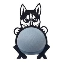 Suporte de Alexa para Echo Dot 4 e Dot 5 Cachorro "Husky"