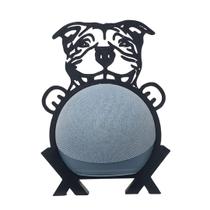 Suporte de Alexa para Echo Dot 4 e Dot 5 Cachorro "Pitbull" - Espaço 3d