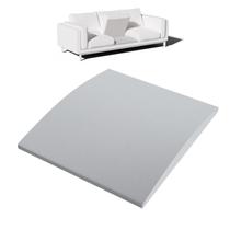 Suporte de almofada de sofá Foamagic 40D Memory Foam 50x50x5cm cinza