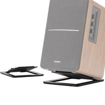 Suporte de alto-falante de mesa Ventray para estante de livros de médio porte preta Suporte de alto-falante de mesa Ventray para estante de livros de médio porte preta