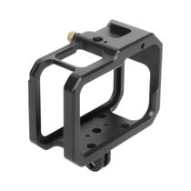 Suporte De Alumínio Para GoPro Com Duplo Cold Shoe Para Microfone E Luz, Capa Protetora Suporte De Alumínio Para GoPro Com Duplo Cold Shoe Para Microfone E Luz, Capa Protetora