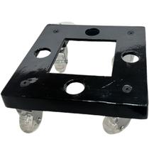 Suporte de Alumínio Quadrado com Roda para Vaso Planta 20cm Suporte de Alumínio Quadrado com Roda para Vaso Planta 20cm