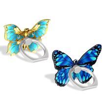 Suporte de anel de telefone BF2JK Butterfly com rotação de 360 para iPhone