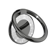 Suporte de anel de telefone Pikabo Cell Phone Grip Glitter Black