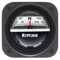 Suporte de anteparo para bússola de caiaque Ritchie V-527 com mostrador branco