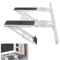 Suporte de ar condicionado para janela CAT SO RICH No-Drill ajustável 34-42"