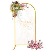 Suporte de Arco DDMY em Metal Dourado 183 cm x 80 cm