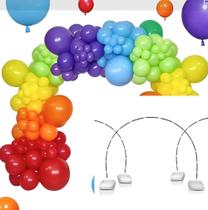 Suporte de arco de balão DQHKOW STAND reutilizável com 127 balões