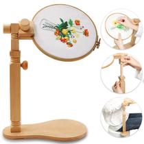 Suporte de argola bordado Guofa Rotated Cross Stitch Lap Holder
