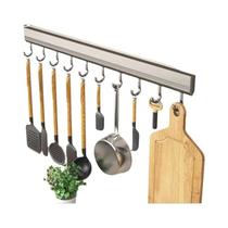 Suporte De Armazenamento De Cozinha Montado Na Parede Em Liga De Alumínio, Suporte Para Utensílios,