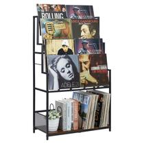 Suporte de armazenamento de discos de vinil de 5 camadas para 250-320 álbuns