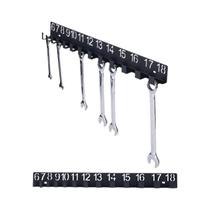 Suporte De Armazenamento De Ferramentas De Metal Preto Montado Na Parede Para Chaves, Parafusos E