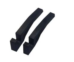 Suporte de Azulejo achatado preto - Par Suporte de Azulejo achatado preto - Par