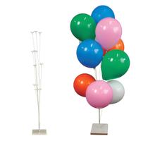 Suporte de balão com 10 hastes base de mdf 92 cm piffer