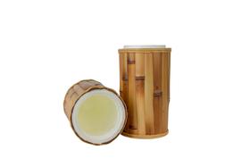 Suporte de bambu para lata de 350 ml