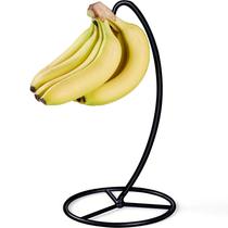 Suporte de banana EGMEHOAD Suporte de cabide de banana Black Metal Suporte de banana EGMEHOAD Suporte de cabide de banana Black Metal