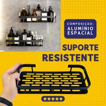 Suporte De Banheiro Organizador - Porta Shampoo E Sabonete Sem Furo - Nybc