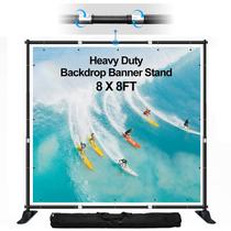 Suporte de banner de fundo FUDESY 8x8 pés Heavy Duty com bolsa
