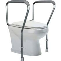 Suporte de barra de apoio de aluminio para vaso sanitario - SUPERMEDY