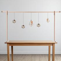 Suporte de barra de mesa de madeira Beyeutao ajustável de 50-120 cm de altura