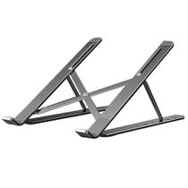 Suporte de base de desktop de refrigeração de computador portátil de liga de alumínio dobrável