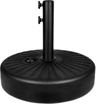 Suporte de base para guarda-chuva de pátio Simple Deluxe 20 redondo preto