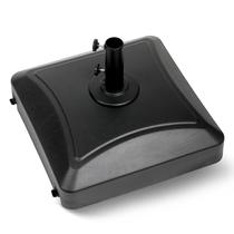 Suporte de base para guarda-chuva HealSmart, preenchível, com capacidade para 56,7 kg, preto Suporte de base para guarda-chuva HealSmart, preenchível, com capacidade para 56,7 kg, preto