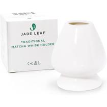 Suporte de batedor de porcelana tradicional Jade Leaf Matcha