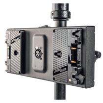 Suporte de bateria Litepanels Gemini Dual Gold Mount + XLR Suporte de bateria Litepanels Gemini Dual Gold Mount + XLR