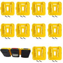 Suporte de bateria SKCMOX, pacote com 10 unidades para Dewalt 20V 60V