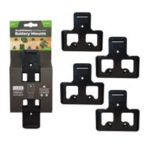 Suporte de bateria StealthMounts compatível com EGO 56V, pacote com 4 unidades Suporte de bateria StealthMounts compatível com EGO 56V, pacote com 4 unidades
