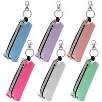 Suporte de batom GOCOHHI, 6 peças, bolsa de manga de protetor labial feminina Suporte de batom GOCOHHI, 6 peças, bolsa de manga de protetor labial feminina