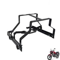 Suporte De Baú Reforçado Prolongado Aço CG Titan 160 2025+ Suporte De Baú Reforçado Prolongado Aço CG Titan 160 2025+